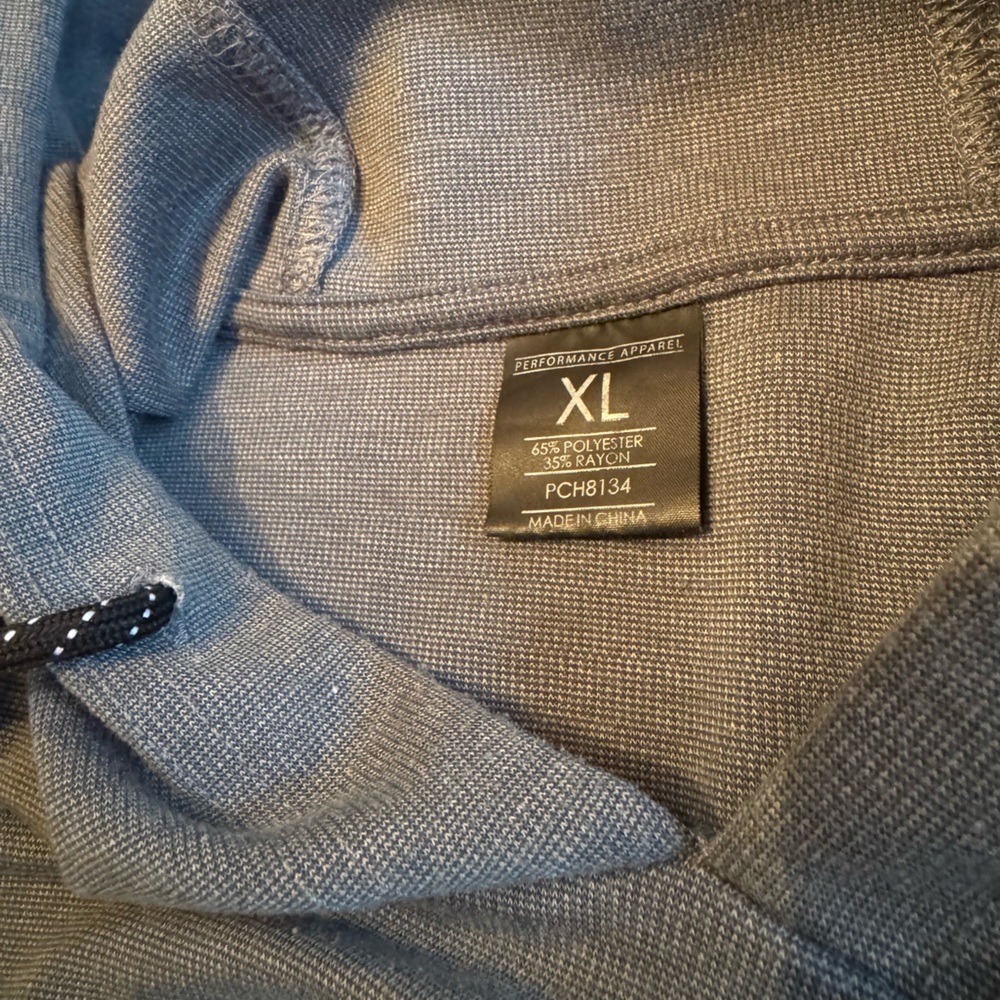 Men’s lightweight surf hoodie - Slate blue - Picture 3 of 3